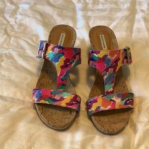 Alex Marie multicolor sandals size 71/2. Only used once.